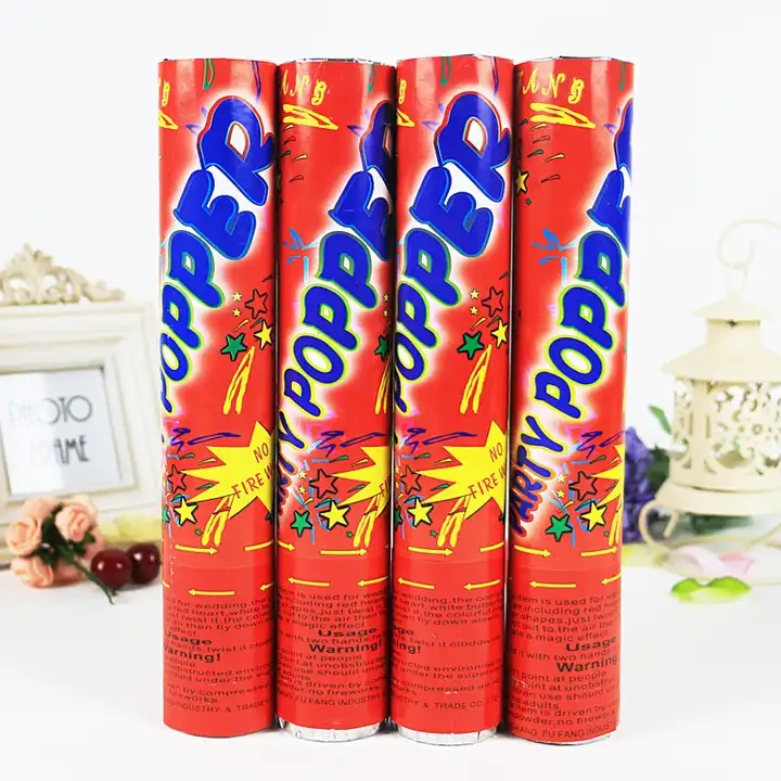 Factory Direct Sales Wedding Party Poppers Festival Celebration Tissue Paper Confetti Cannon