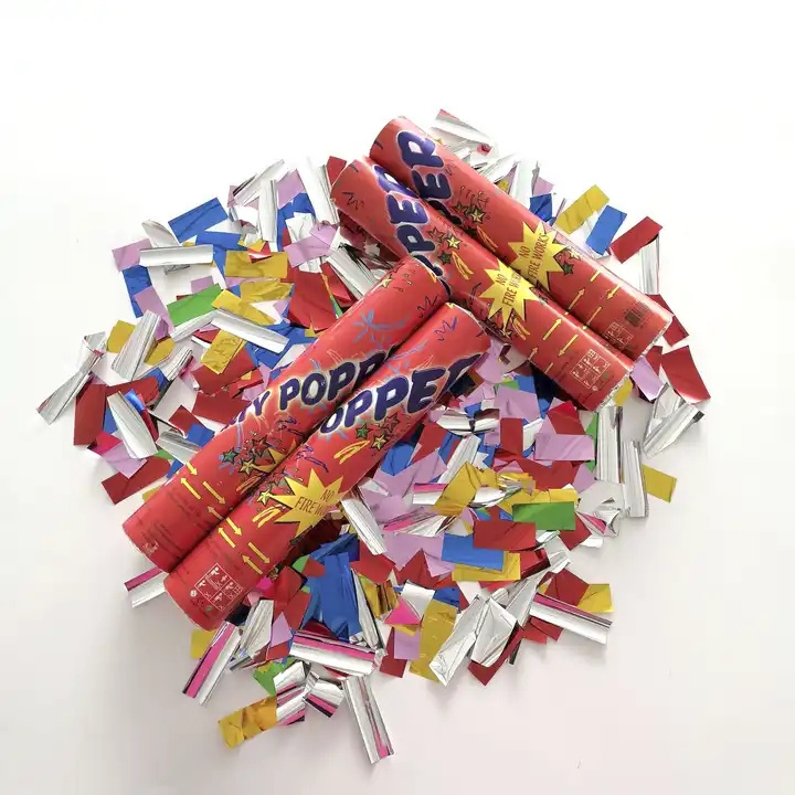 Factory Direct Sales Wedding Party Poppers Festival Celebration Tissue Paper Confetti Cannon