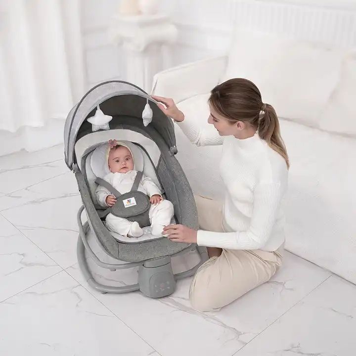 Beb Berceau Electric Automatic Twin Hanging Bouncer Sleeping Kid Newborn Bassinet Bedding Electronic Cradle Baby Swing Cribs