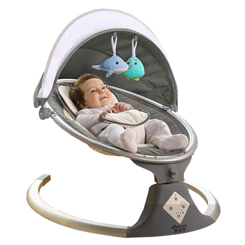 Electric Automatic Crib Bed Luxury Boy Kids Turkey Hanging Hammock Auto Electronic Cradle swing baby chairs 3in 1