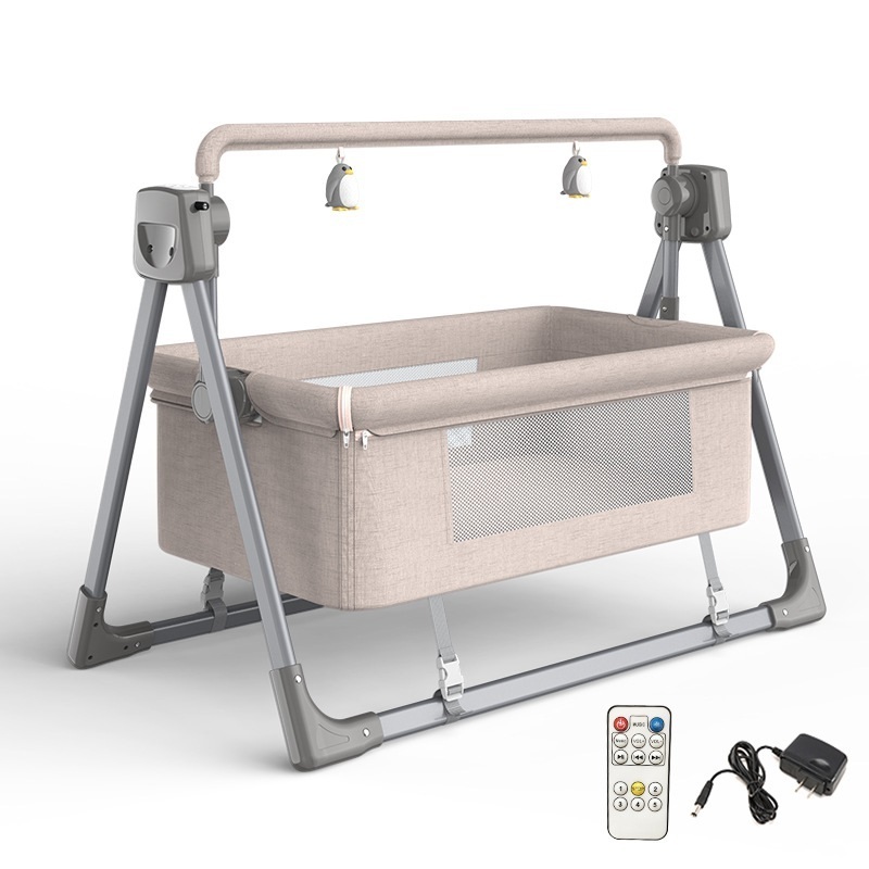 Automatic Electric Cradle Hanging 1 In Bedding Bouncer Cot Crib Bassinet Swing Chair Ingenuity Baby Rocker