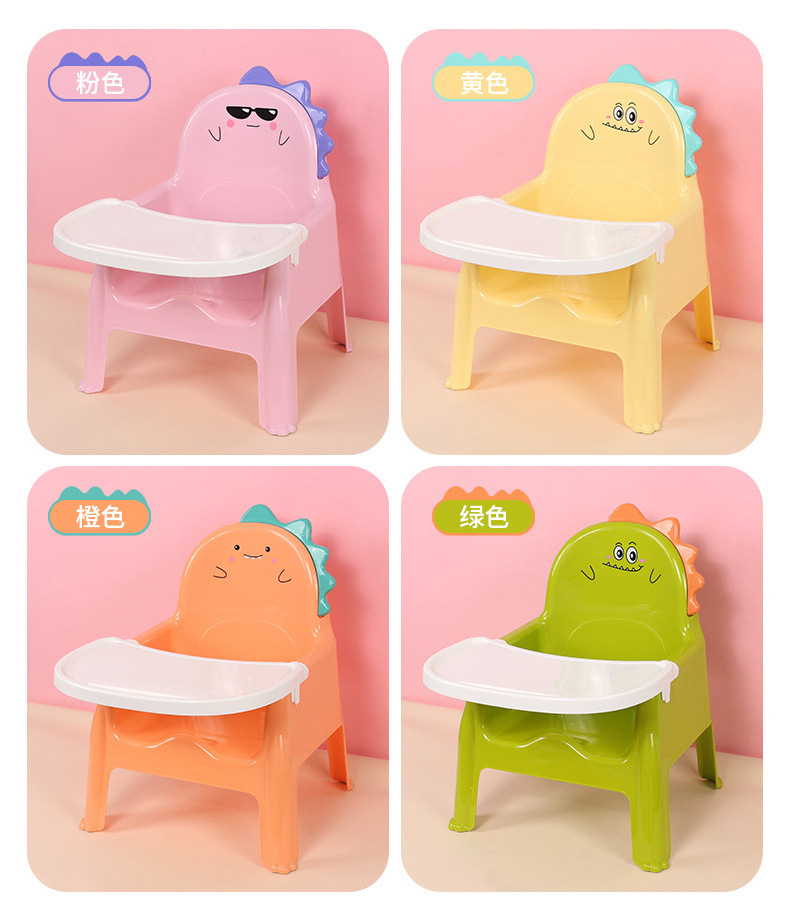 Modern Baby Booster Seat Portable Adjustment Kids Plastic  lucite cheap baby high chair no tray feeder with wheels