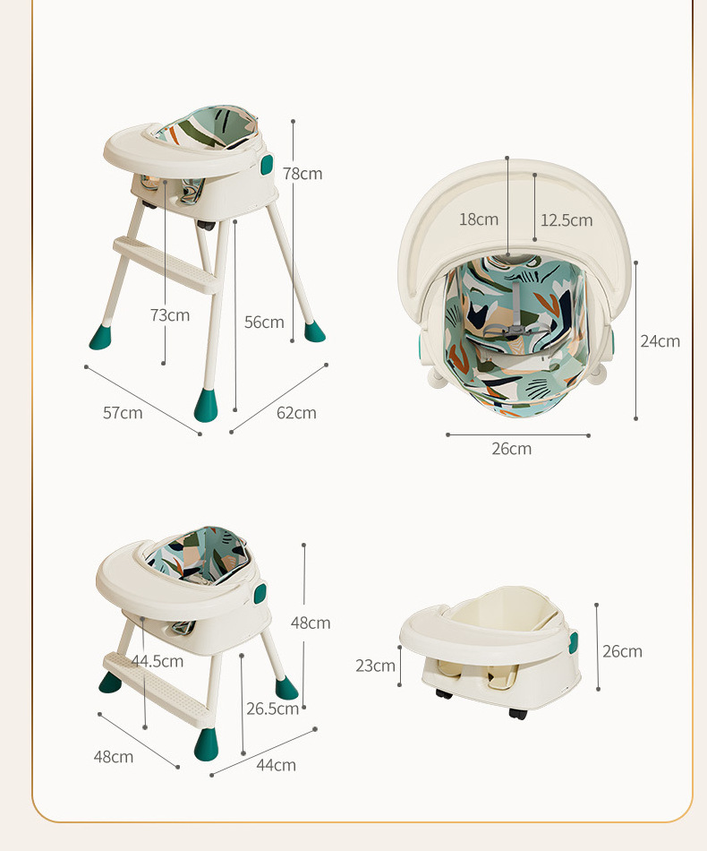 newborn toddler cute Folding table booster children dining used eating kids wholesale baby chair