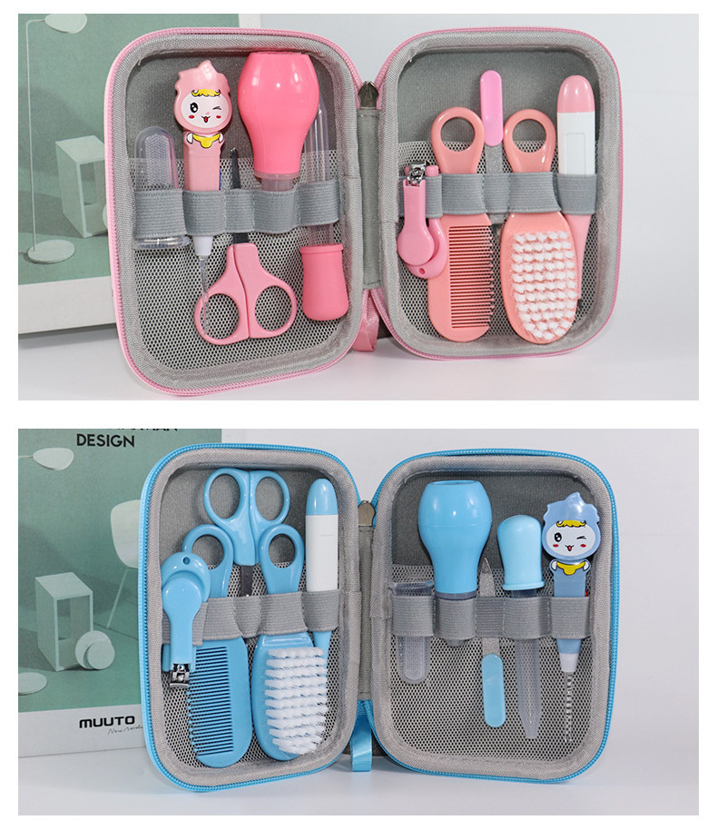 child Products Wholesale infant Newborn Kids safety grooming Cutter Clipper Set Baby Nail Care Kit