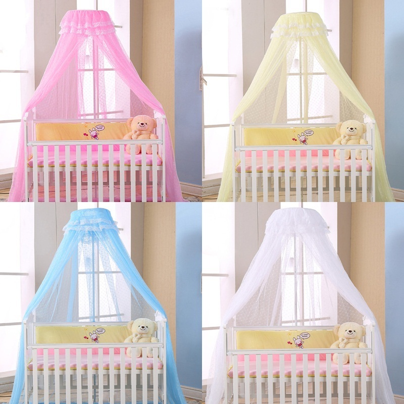 Baby Mosquito Safety Netting Stand Tent Pop Up Newborn Portable Cribs Children Popular Bug Folding Wooden Crib Net