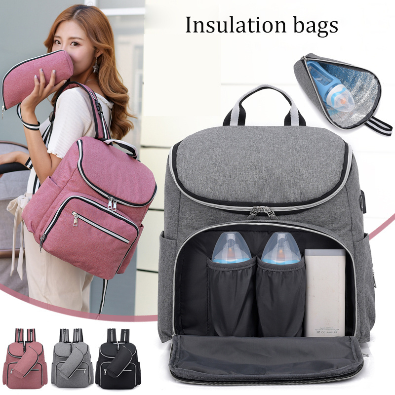 Diaper Carrier Changing Leather Hiking Girl Mini Bed Station  Diapers Crib 2019 Baby Backpack nursing mother bag