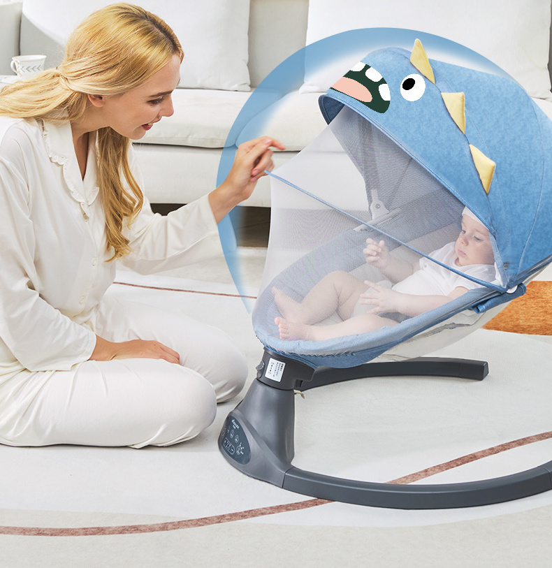 Rocking Cradle Swing 3 In 1 Electric Baby Sleeping Chair Automatic Rokit Baby Rocker Bouncer Mould