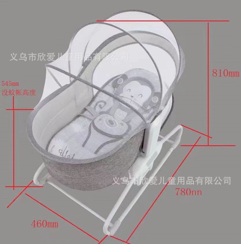 Cradle Bouncer Electric Infant Automatic Toddler Rocking Battery Chair 3 In 1 Baby Walker With Rocker Swing