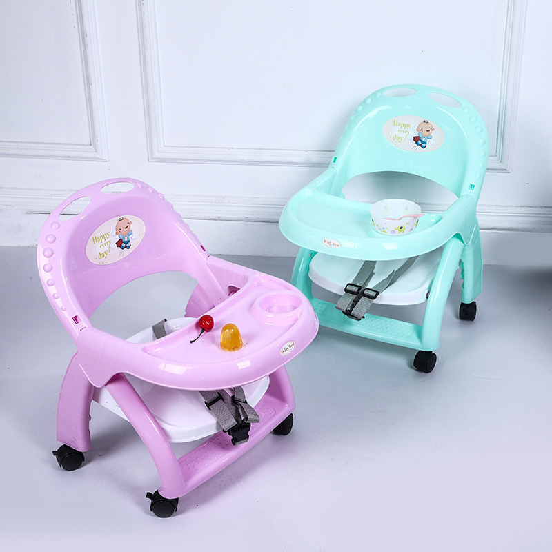 sillas de comer para bebes sitting chairs Safety Seat Booster Plastic Portable Feeding Baby Dining Chair High Sitting