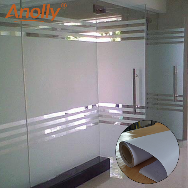 Anolly Office Decoration Frosted Glass Vinyl Transparent Clear Window Film