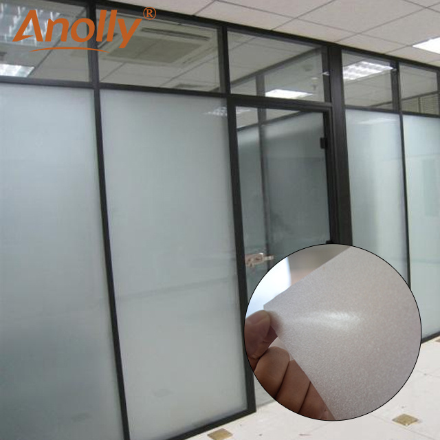 Anolly Office Decoration Frosted Glass Vinyl Transparent Clear Window Film