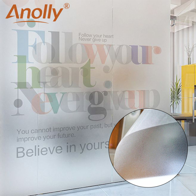 Anolly 1.22x50M Self Adhesive Frosted window glass film frosted glass sticker