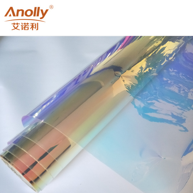 Anolly Rainbow Iridescent Window Glass Self Adhesive Mirror Film