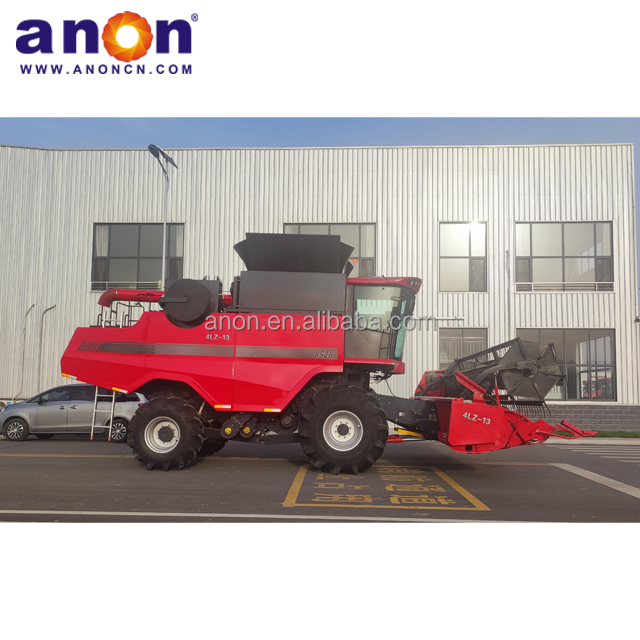 ANON sunflower soybean maize combine harvester mini maize harvester for sale mini grain harvester combine