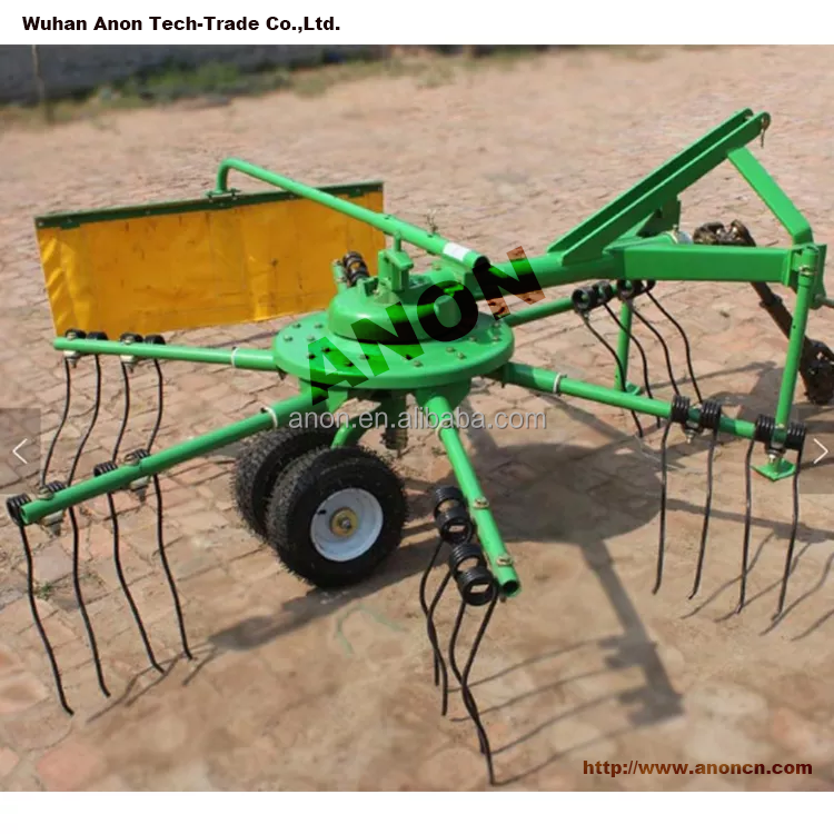 ANON farm tractor pto driven hay rake for sale 20 inch hay rake wheels alfalfa hay rake