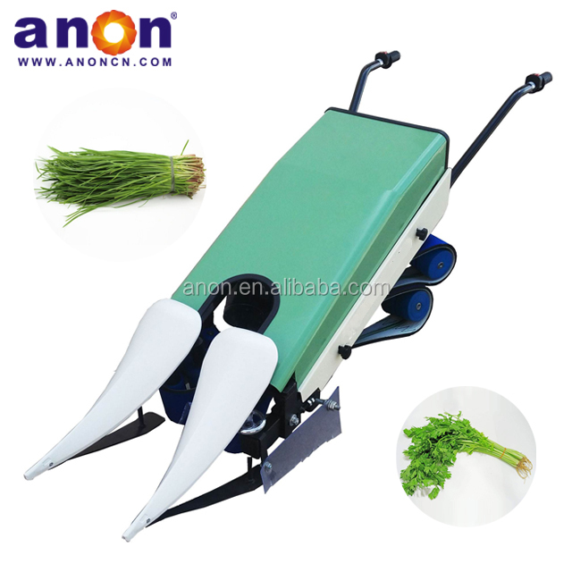 ANON leek reaper and harvester Hot sale Green leek harvester chinese garlic chives reaping harvesting machine