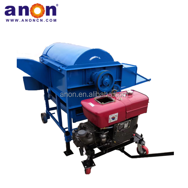 ANON tractor pto driven maize corn sheller and peeling machine diesel engine mini maize sheller and thresher