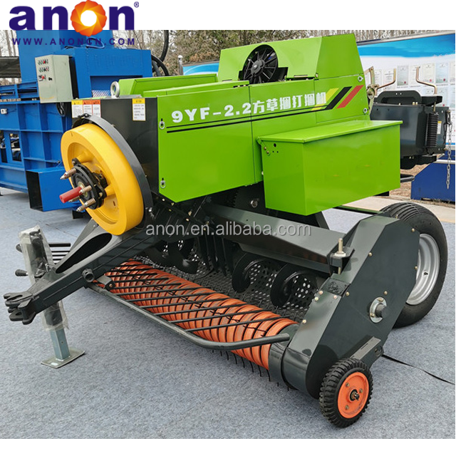 ANON Efficient Picking Dense mini square hay balers for sale wheat corn and other crop straw square silage baler machine