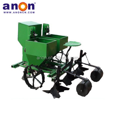 ANON 2 rows 4 rows potato seeder 3 Point Hitch Potato Seed Planter for Tractor