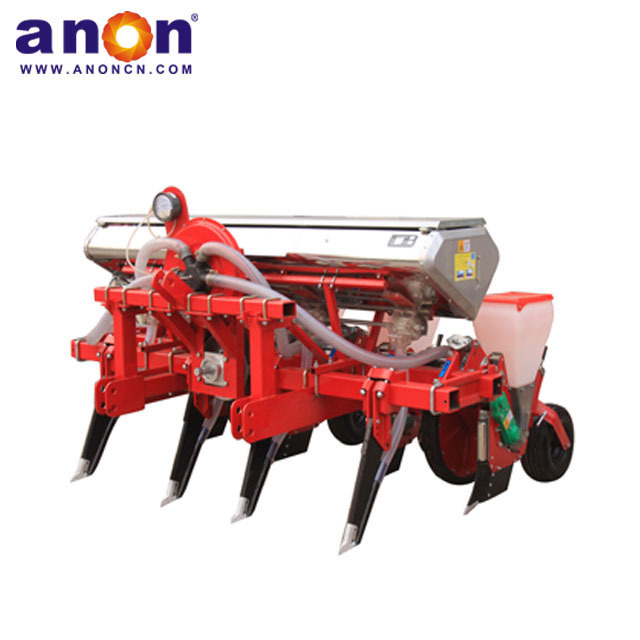 ANON factory price  machine 4 row pneumatic planter  machine sweet corn planter 4 row corn planter