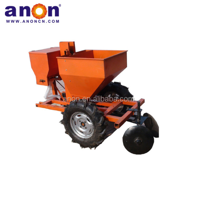 ANON 2 rows 4 rows potato seeder 3 Point Hitch Potato Seed Planter for Tractor