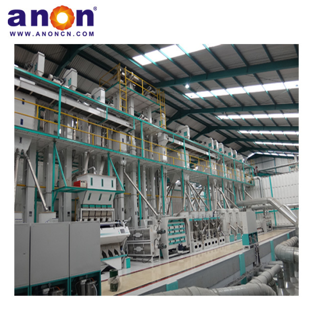 ANON automatic parboiled rice mill machine and rice mill in nepal