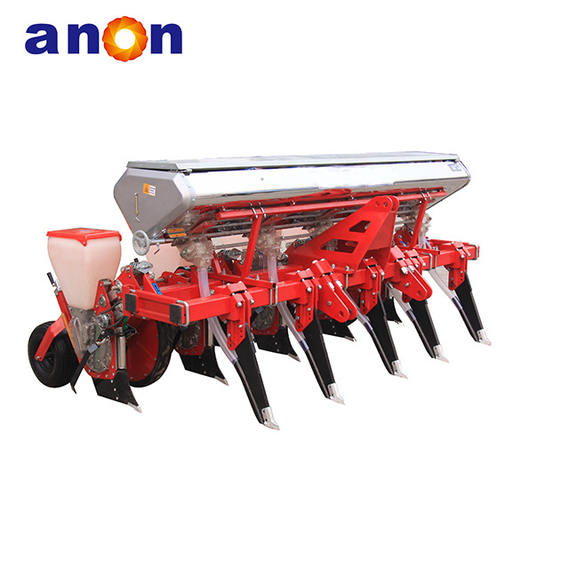 ANON factory price air suction planter machine 3 point hitch 5 row corn seeder farm corn planter machine