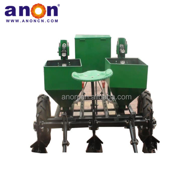 ANON 2 rows 4 rows potato seeder 3 Point Hitch Potato Seed Planter for Tractor