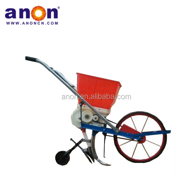 Anon one row seed planter single row corn seeder planting machine hand push grain small seed planter manual seed planter