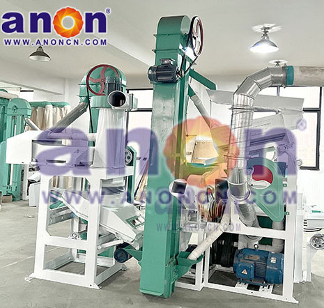 ANON 15S Automatic Rice Mill Price In Nepal Rubber Roller Huller machine Combine Rice Miller Rice Milling Machines