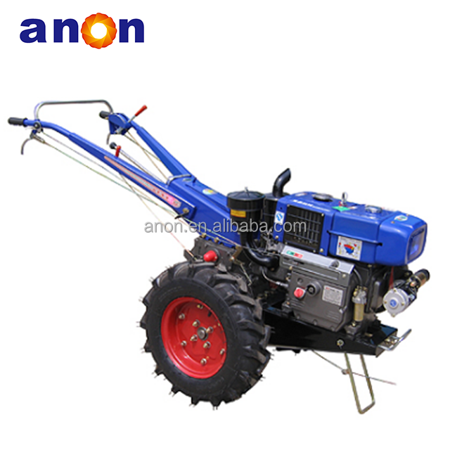 ANON best selling hand operation farm walking tractor machine 2 wheel walk behind tractor in Afria