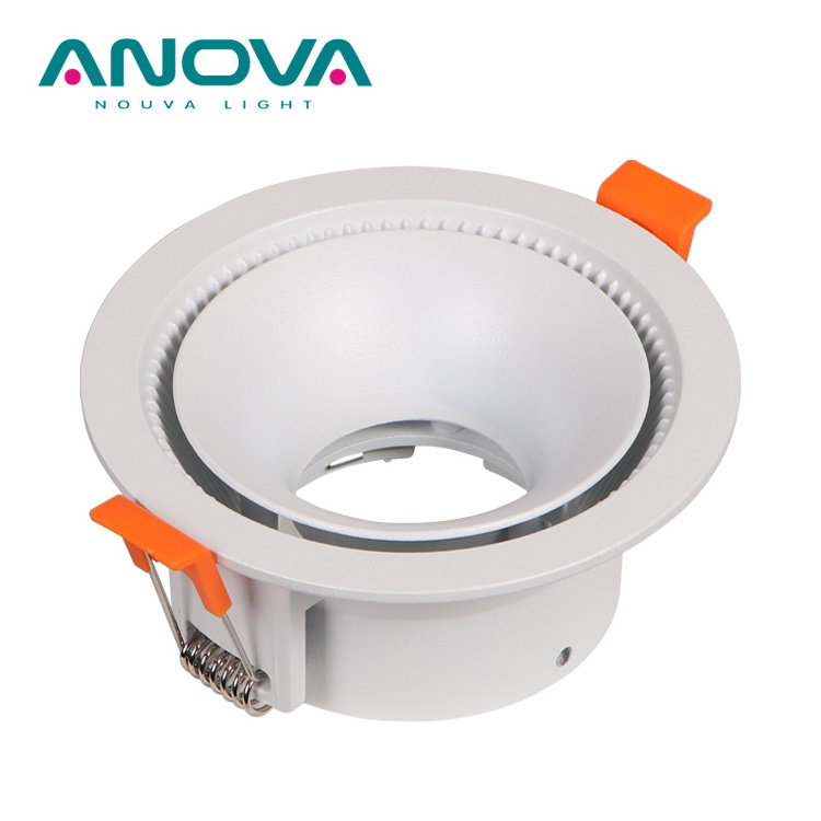 Hot Sale Spot Light Housing Recessed GU10 Downlight Fixture Downlight Frame For GU10 MR16 Bulb