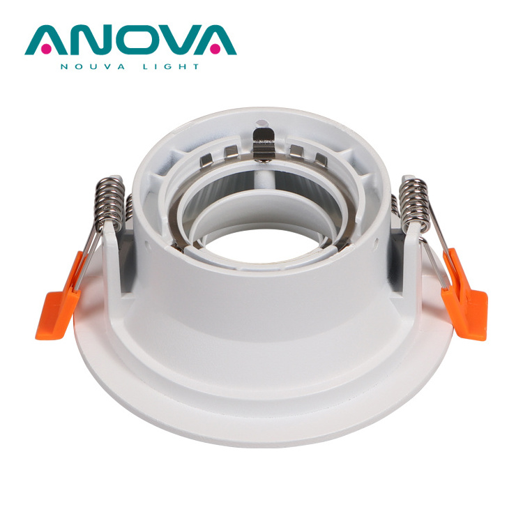 Hot Sale Spot Light Housing Recessed GU10 Downlight Fixture Downlight Frame For GU10 MR16 Bulb