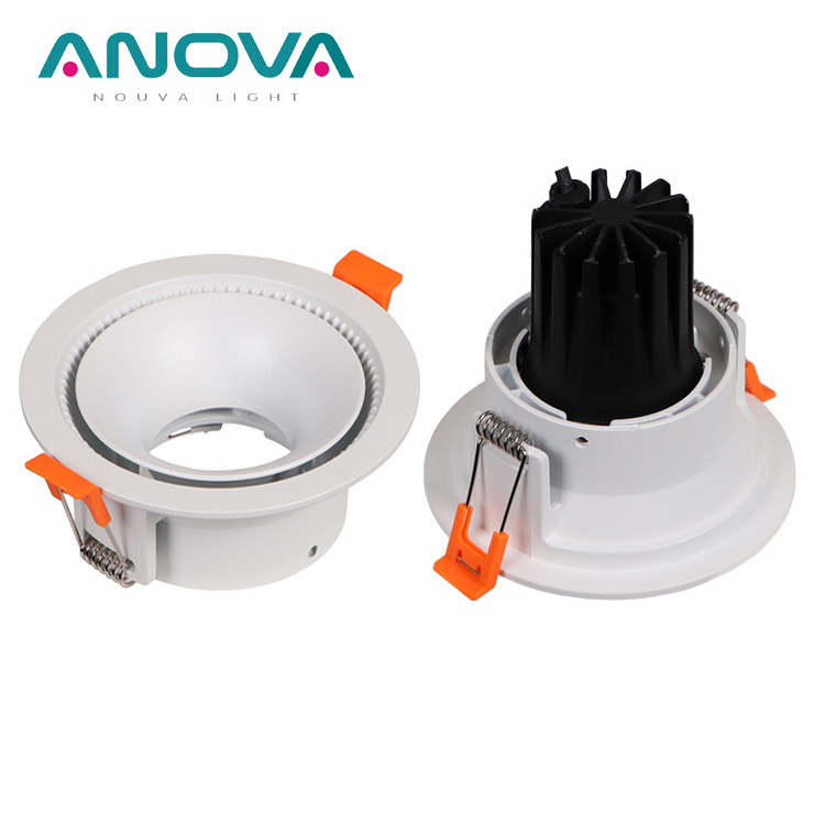 Hot Sale Spot Light Housing Recessed GU10 Downlight Fixture Downlight Frame For GU10 MR16 Bulb