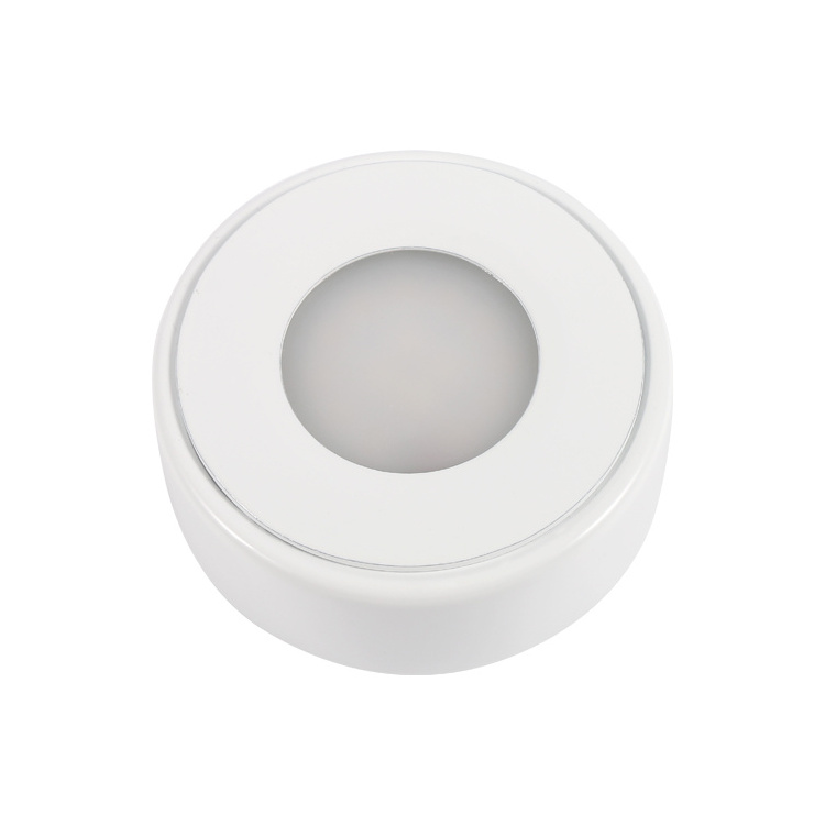 Warm white led puck light surface slim round smd downlight under cabinet led light