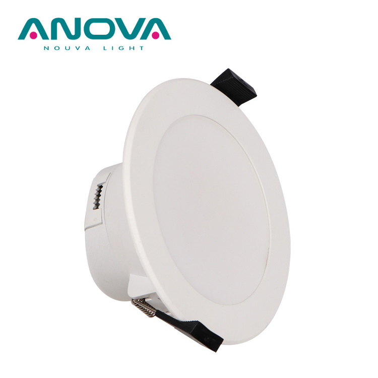 SAA Certification 9W IP44 dimmable 3000K/4000K/5000K  recessed ceiling light Australian standard led downlight