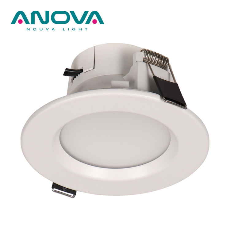 Indoor Hotel TRI CCT Ceiling Downlight Dimmable SMD Round Recessed Led Down Light