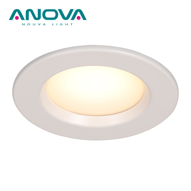 SAA certificate led downlight australian standard 3 color CCT triac dimmable led ceiling down light