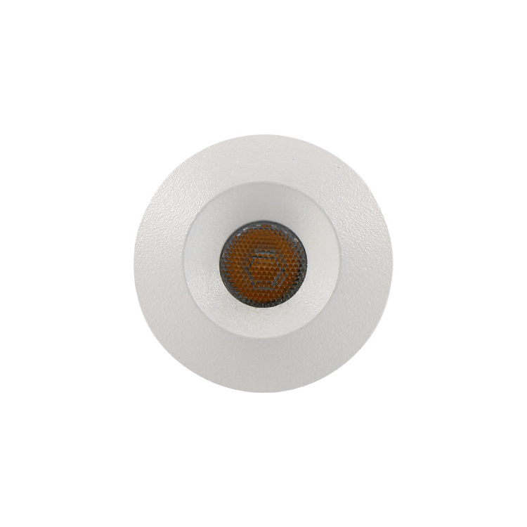 IP44 fixed aluminum Downlight ultra thin display case light 1w Indoor Recessed Mini LED Spot Light