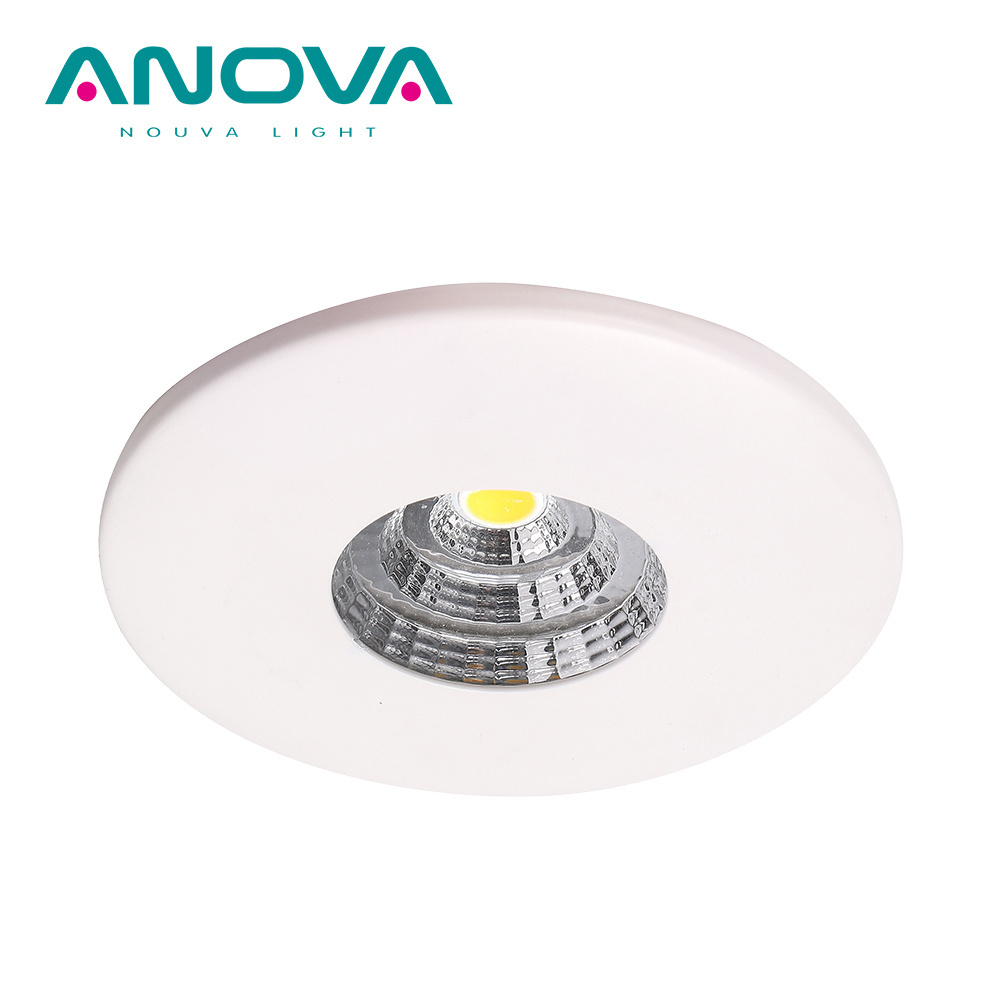 17mm Ultra thin Cabinet light replaced front ring hole 50mm 2700K IP44 recessed cob led downlight