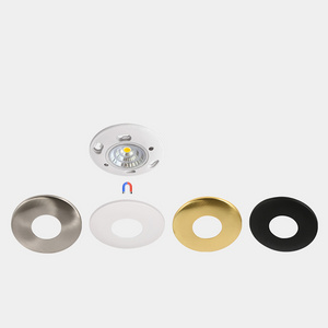 17mm Ultra thin Cabinet light replaced front ring hole 50mm 2700K IP44 recessed cob led downlight