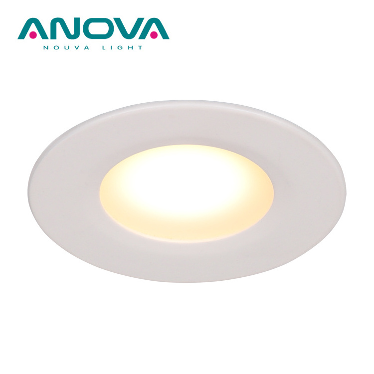 Super Slim shelf led downlight mini Aluminum Concave Bezel 3.4W Under Cabinet Light recess Puck Light