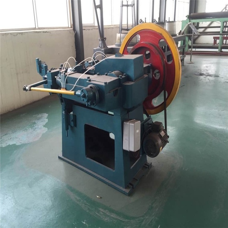 Automatic concrete steel iron nail making machine