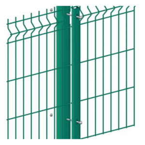 Curved Welded Wire Mesh Garden Border Fence Cheap Price Decorative 3D Metal Steel Fencing, Trellis & Gates