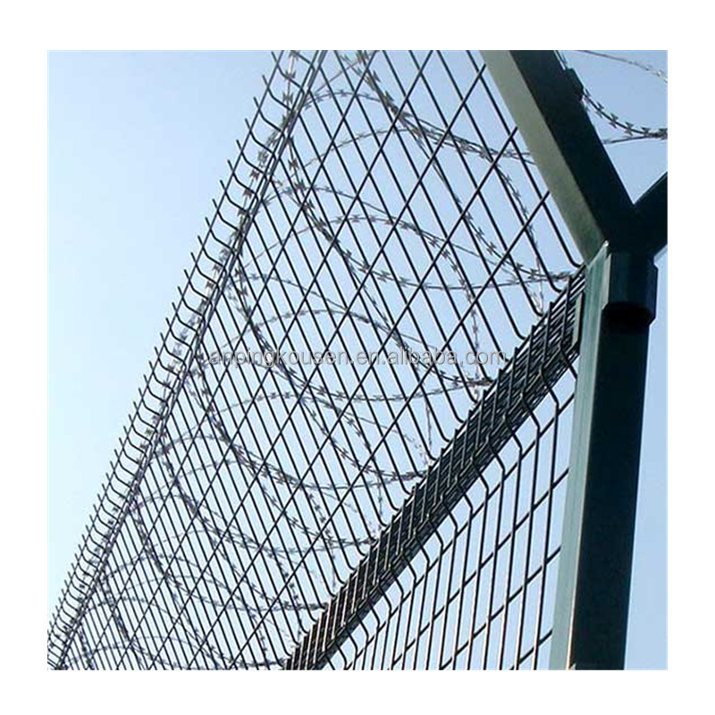 Best Price Airport Fence 3D wire mesh fence board decorative garden fences