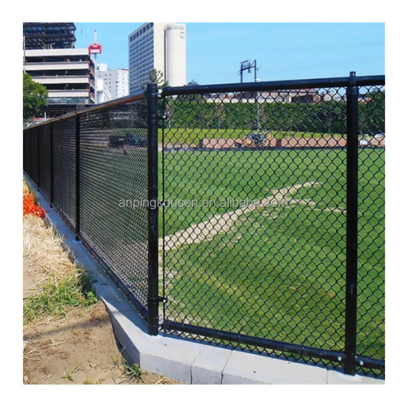 China factory sell 9 gauge chain link wire mesh fence 1 inch removable chain link fence with best price