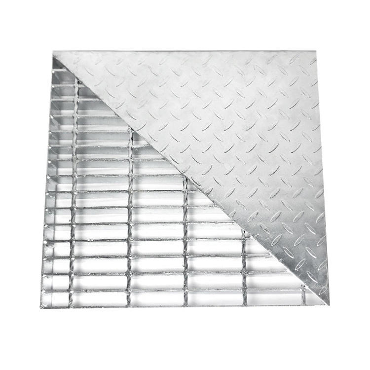 Factory custom hot-dip galvanized Stair  steel grating, welded steel grating, stainless steel floor drain metal grill