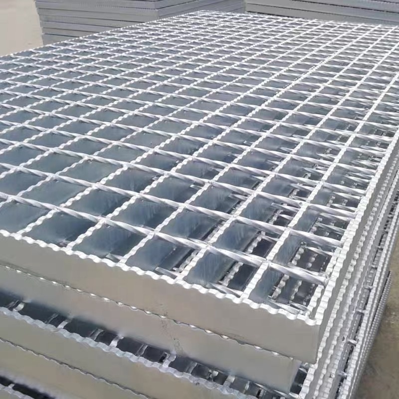 Custom hot dip galvanized welded steel metal grating steel deck grating walkway galvanized bar steel grating cover floor