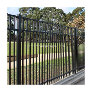 Stainless Tubular Steel Trellis Fence Pipe Fencing Boundary Wall Panel Residential Security Palisade Fence