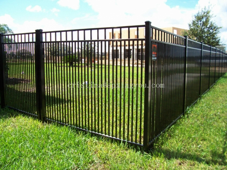 Stainless Tubular Steel Trellis Fence Pipe Fencing Boundary Wall Panel Residential Security Palisade Fence